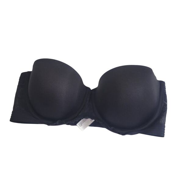 Maidenform Self Expressions Black Strapless Underwire Push Up Bra Size 38C - Picture 1 of 10
